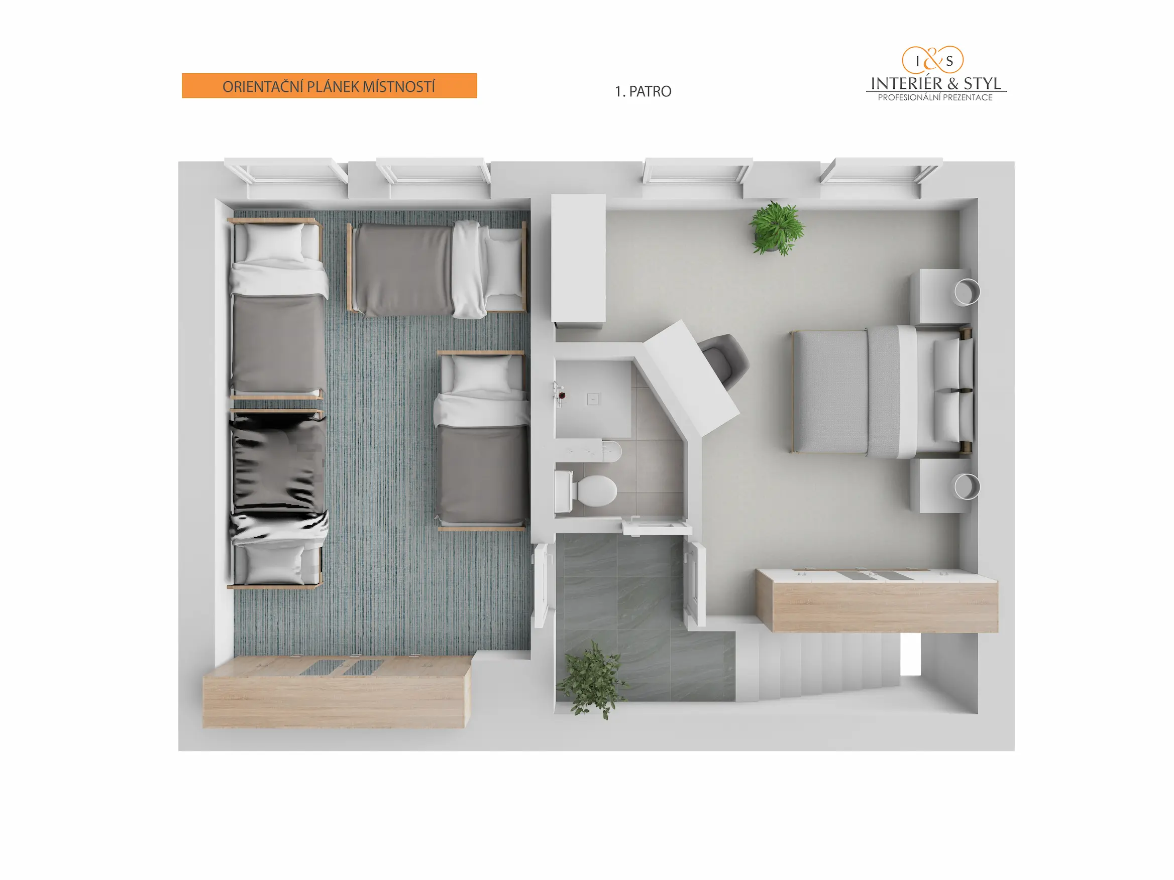 Třípodlažní rodinný dům